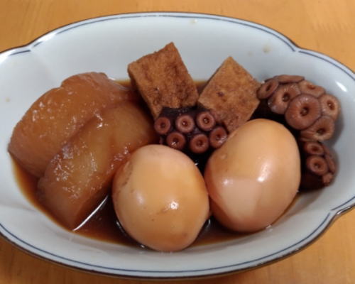 タコの煮物の写真