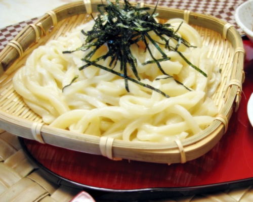 うどんの麺の写真