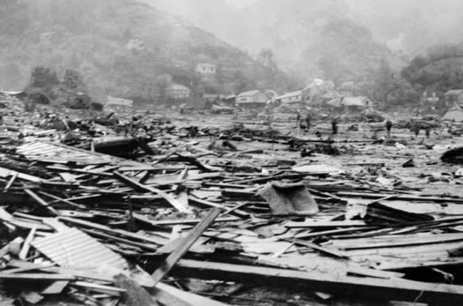 チリ沖地震の写真