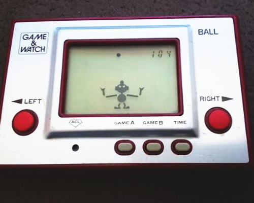 ゲームウォッチの写真