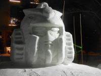 ガンダムの雪像(2019年札幌雪まつり)