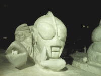 ウルトラマンの雪像(札幌雪まつり)
