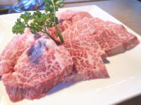 白老牛のバラ肉