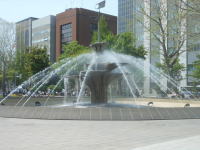 大通公園の噴水(西4丁目)