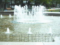 大通公園の噴水(西3丁目)