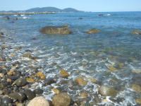 朝里の海(小樽向き)