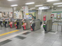 地下鉄幌平橋駅の改札口